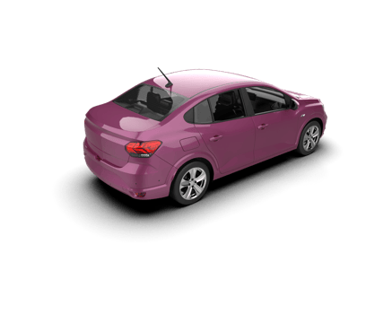 Modern car isolated on background. 3d rendering - illustration png