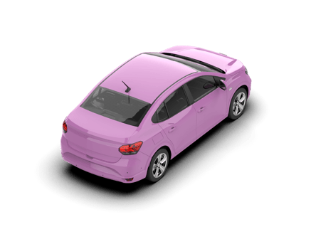 Modern car isolated on background. 3d rendering - illustration png