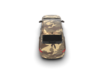 Modern car isolated on background. 3d rendering - illustration png