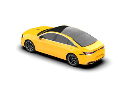 Modern car isolated on background. 3d rendering - illustration png