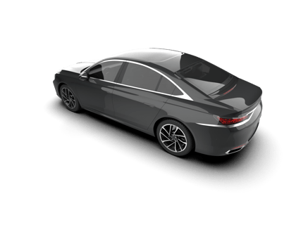 Modern car isolated on background. 3d rendering - illustration png