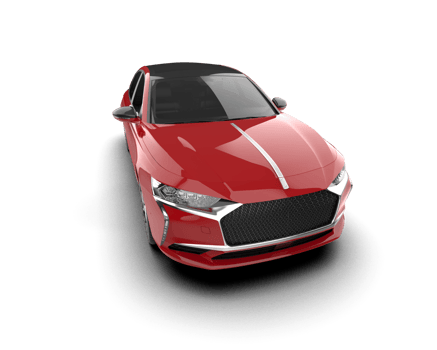 Modern car isolated on background. 3d rendering - illustration png