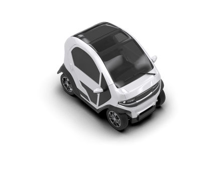 Modern car isolated on background. 3d rendering - illustration png
