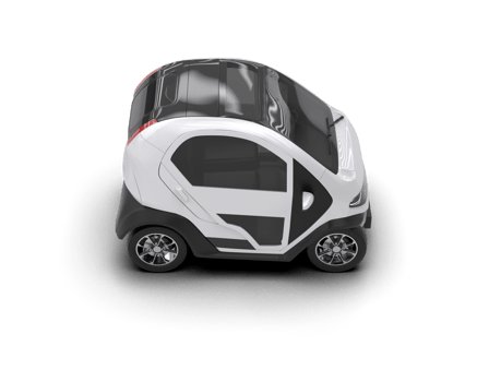 Modern car isolated on background. 3d rendering - illustration png