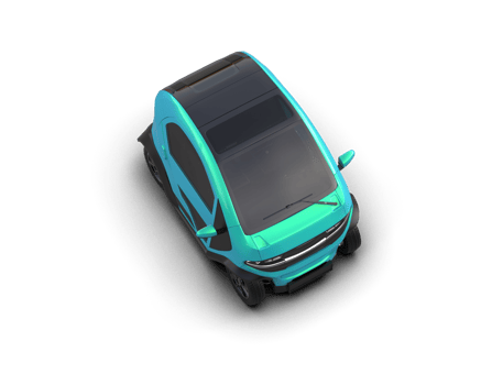 Modern car isolated on background. 3d rendering - illustration png
