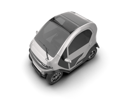Modern car isolated on background. 3d rendering - illustration png
