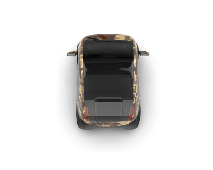 Modern car isolated on background. 3d rendering - illustration png