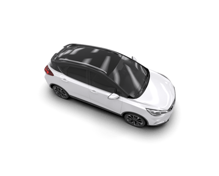 Modern car isolated on background. 3d rendering - illustration png
