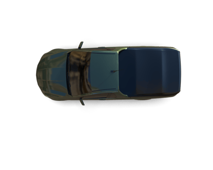 Modern car isolated on background. 3d rendering - illustration png