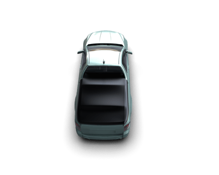 Modern car isolated on background. 3d rendering - illustration png