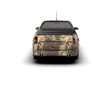Modern car isolated on background. 3d rendering - illustration png