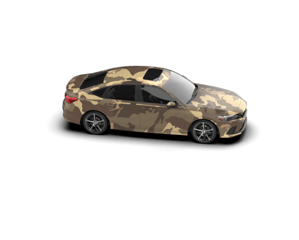Modern car isolated on background. 3d rendering - illustration png