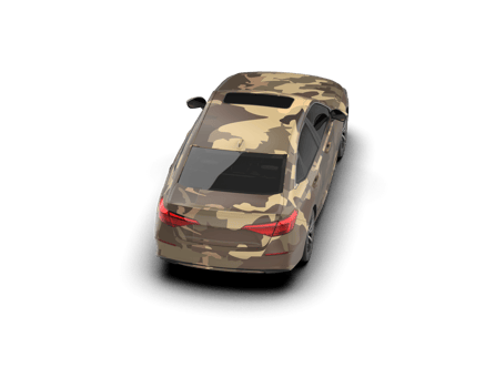 Modern car isolated on background. 3d rendering - illustration png