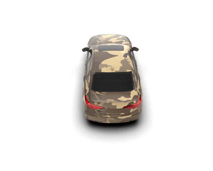 Modern car isolated on background. 3d rendering - illustration png