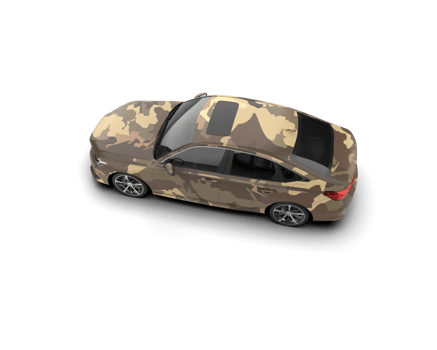 Modern car isolated on background. 3d rendering - illustration png