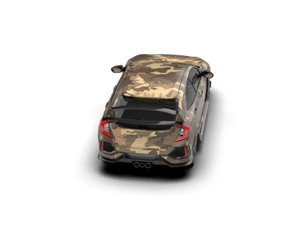 Modern car isolated on background. 3d rendering - illustration png