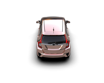 Modern car isolated on background. 3d rendering - illustration png