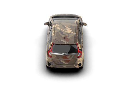 Modern car isolated on background. 3d rendering - illustration png