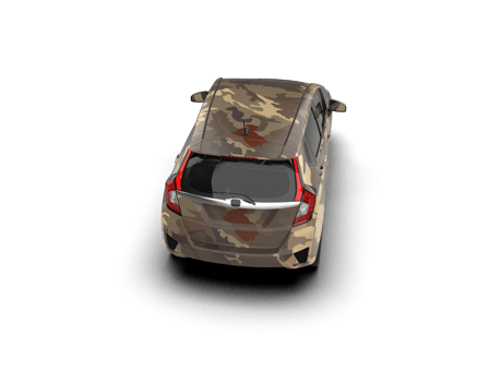 Modern car isolated on background. 3d rendering - illustration png