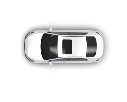 Modern car isolated on background. 3d rendering - illustration png