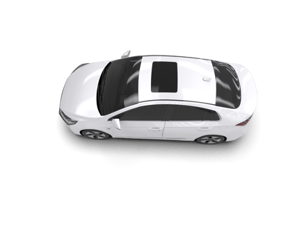Modern car isolated on background. 3d rendering - illustration png