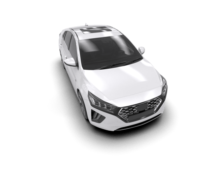 Modern car isolated on background. 3d rendering - illustration png