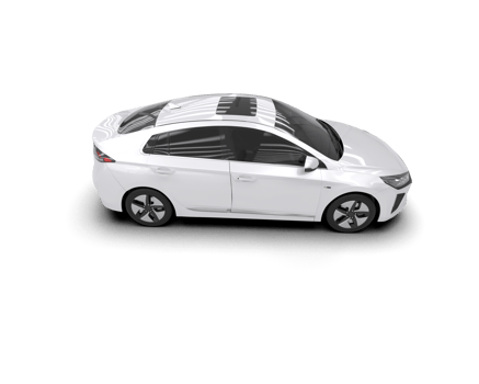 Modern car isolated on background. 3d rendering - illustration png