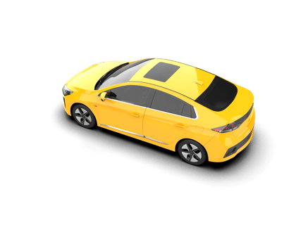 Modern car isolated on background. 3d rendering - illustration png