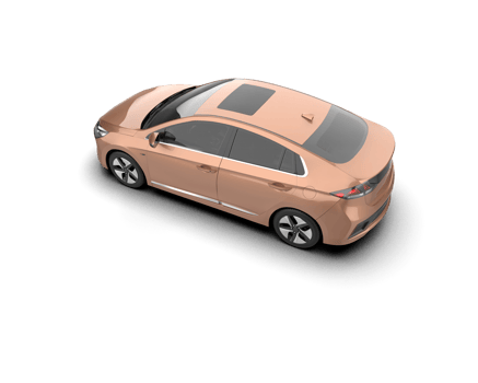 Modern car isolated on background. 3d rendering - illustration png