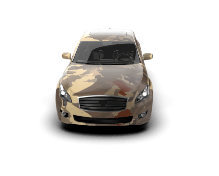 Modern car isolated on background. 3d rendering - illustration png