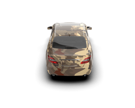 Modern car isolated on background. 3d rendering - illustration png