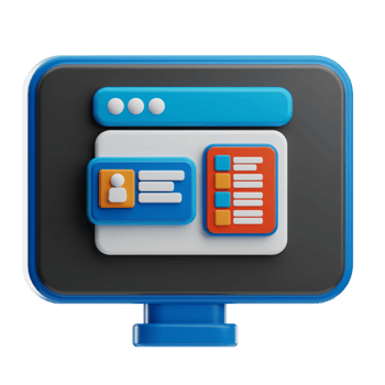 Identity Technology illustration 3D png