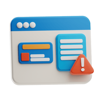 Online Payment Alert Technology illustration 3D png