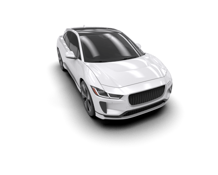Modern car isolated on background. 3d rendering - illustration png