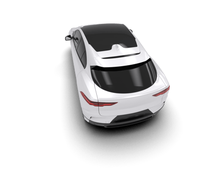 Modern car isolated on background. 3d rendering - illustration png