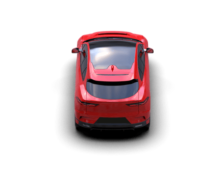 Modern car isolated on background. 3d rendering - illustration png