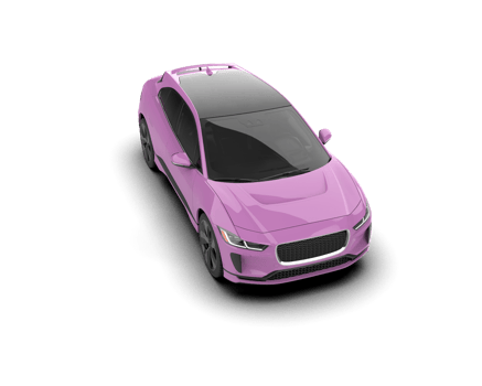Modern car isolated on background. 3d rendering - illustration png
