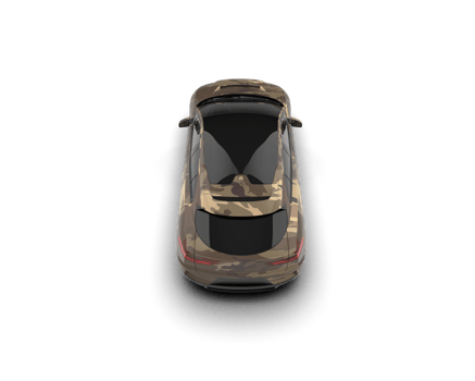 Modern car isolated on background. 3d rendering - illustration png