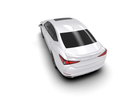 Modern car isolated on background. 3d rendering - illustration png
