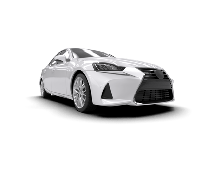 Modern car isolated on background. 3d rendering - illustration png
