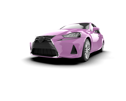 Modern car isolated on background. 3d rendering - illustration png
