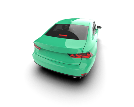 Modern car isolated on background. 3d rendering - illustration png