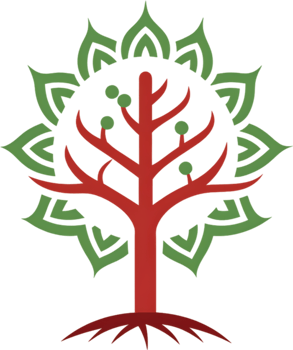 Colorful Yggdrasil Clipart, Ancient Norse World Tree in Vivid Hues. AI-generated. png