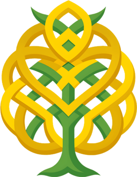 Colorful Yggdrasil Clipart, Ancient Norse World Tree in Vivid Hues. AI-generated. png