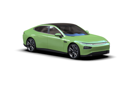 Modern car isolated on background. 3d rendering - illustration png