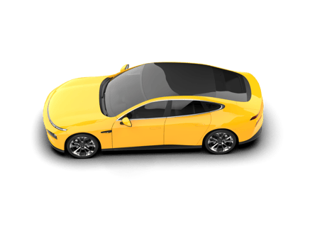 Modern car isolated on background. 3d rendering - illustration png