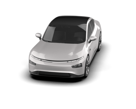 Modern car isolated on background. 3d rendering - illustration png