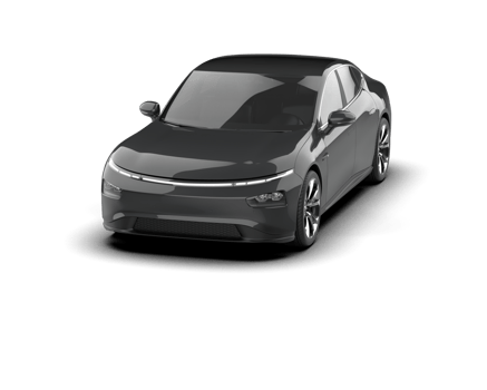 Modern car isolated on background. 3d rendering - illustration png