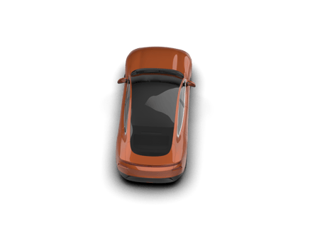 Modern car isolated on background. 3d rendering - illustration png