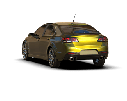 Modern car isolated on background. 3d rendering - illustration png